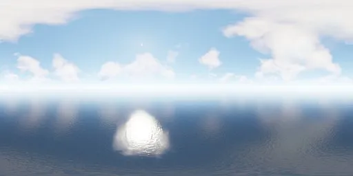 Sunny Ocean Horizon Sky HDRI