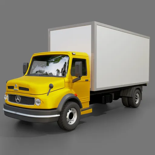 Mercedes-Benz LAK Cargo Truck(Rigged)