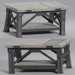 Medieval Blacksmith Workbench