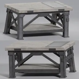 Medieval Blacksmith Workbench