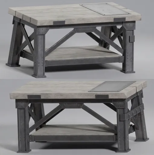 Medieval Blacksmith Workbench