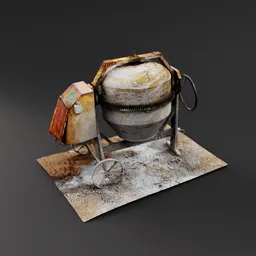 Cement Mixer scan
