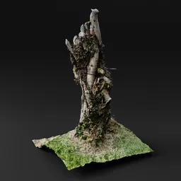 Tree Stump with Roots