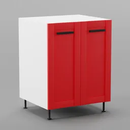 Kitchen lower cabinet 65cm (2 doors)