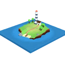 Low Poly Lighthouse