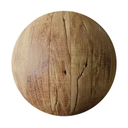 Old wood plank PBR texture seamless