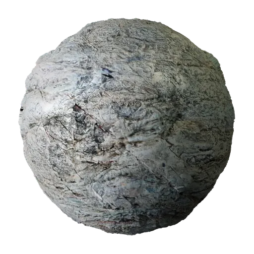 Realistic 2K PBR stone material for 3D rendering, seamless texture with displacement for Blender.