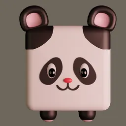 Panda Cube animal