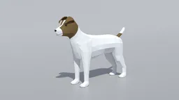 Low Poly Jack Russel Terrier