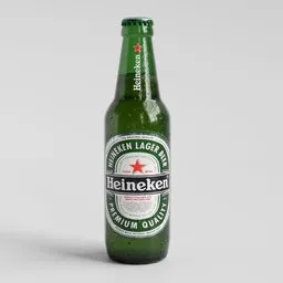 Heineken Glass Beer Bottle