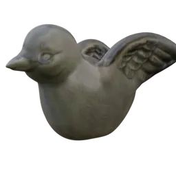 Vaux bird gray adornment