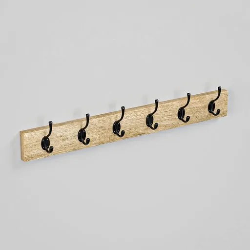 Coat Rack 6 Oak