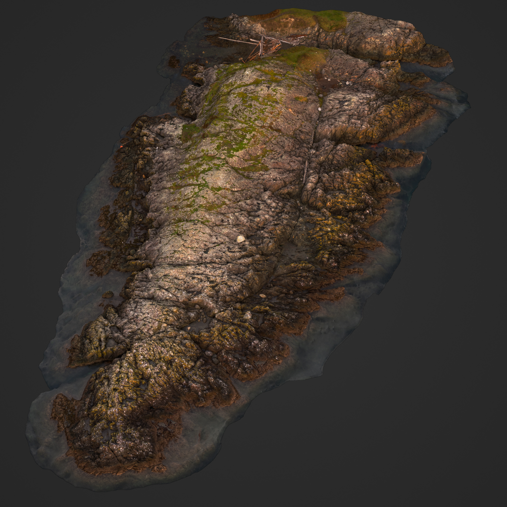 BlenderKit | Download The Rugged Rocky Coast Ocean Shore Model