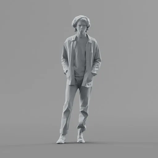 Lowpoly Male Standing