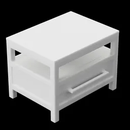 Miniature Single Drawer Nightstand