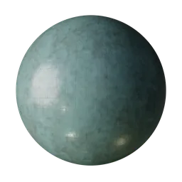 High-quality PBR texture of a Painted Cinder Block Wall for Blender 3D artists, ideal for realistic architectural rendering.