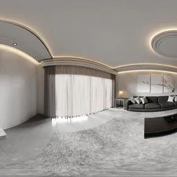 Modern Minimal Living Room Interior