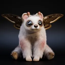 Emperor Moth Bear (Rigged)