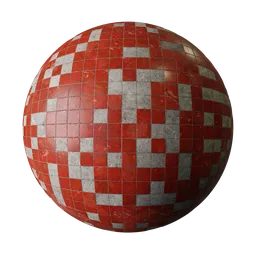 Damaged tiles