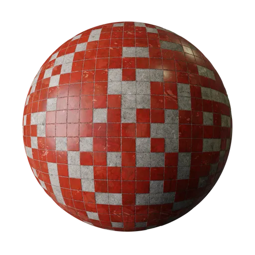 Damaged tiles