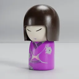 Decoration  Kokeshi Japanese doll