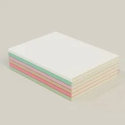 Pastel A4 Softcover Book Stack