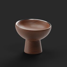Wood Food Bowl