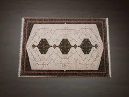 Detailed 3D Persian Carpet model optimized for Blender, perfect for interior design visualization.