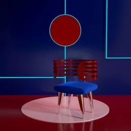 Abstract chair scene