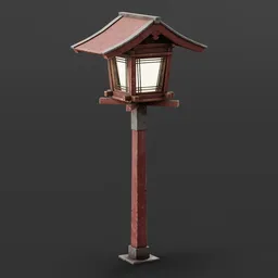 Japanese street lamp