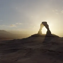 Desert Arch Landscape Environment