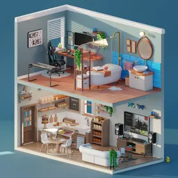 Isometric Home Scene