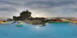 Riverside Boats HDR Panorama