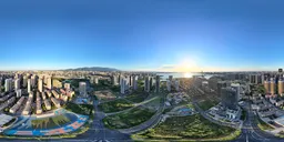 Highsky yellow light old building