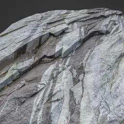 Rocky Rugged Cliff Photoscan