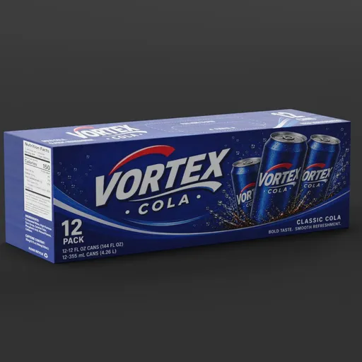 Blue Soda Case Box