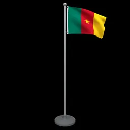 Animated Flag of Cameroon