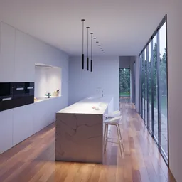 Modern house kitchen