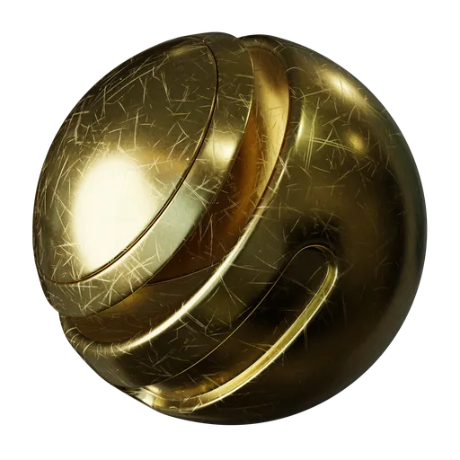 Scratched gold