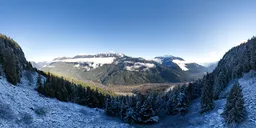 Mountain View Sunny Day