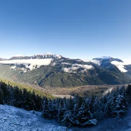 Mountain View Sunny Day