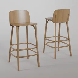 Split Barstool B116