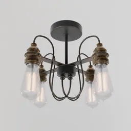 Rustic Ceiling Light