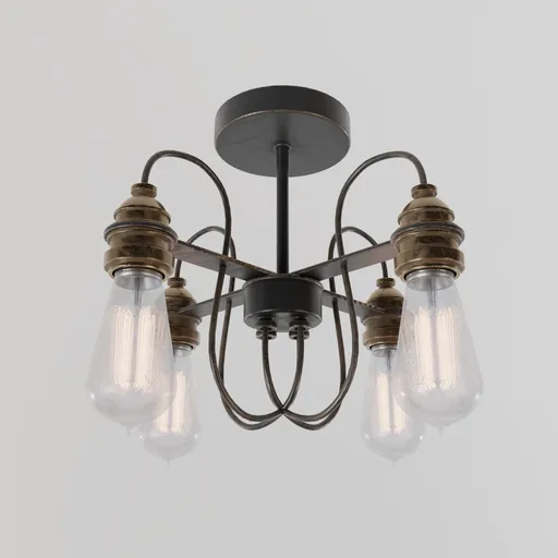 Rustic Ceiling Light