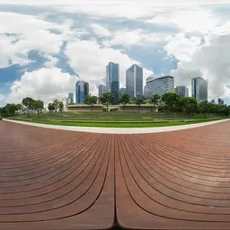 Daytime cloudy small stage 16k