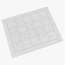 Jigsaw Puzzle - 20 Different Pieces