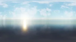 Calm Ocean Sunrise HDRI