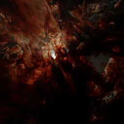 Dark Cavernous Nebula Core CloseUp