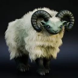 Giant Mountain Sheep (Rigged)