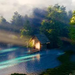 Morning Sunlight Lake